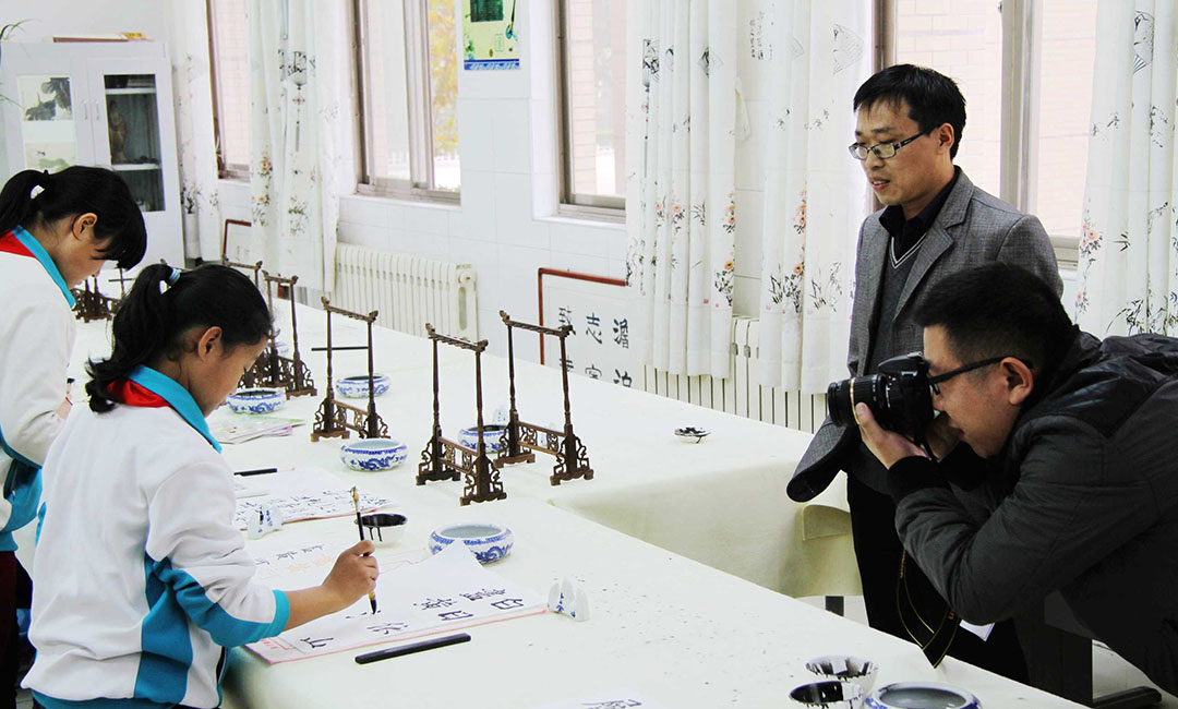 山东常州书法教育微网站开发案例